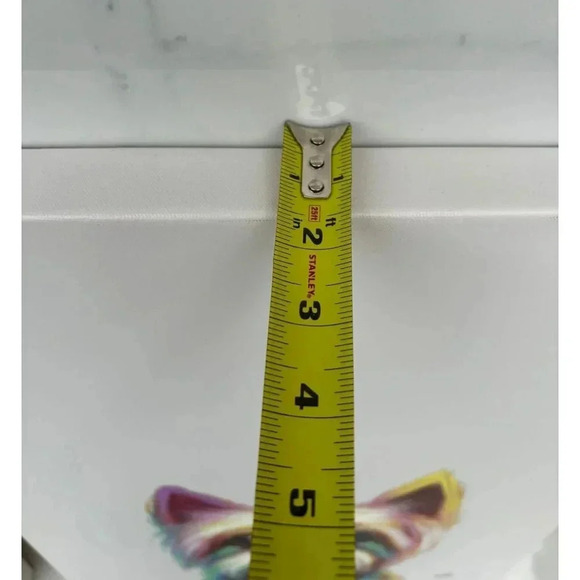 Handpainted Canvas of a Multicolor Yorkie Home Decor Dog Lovers Art Printed - Picture 8 of 8